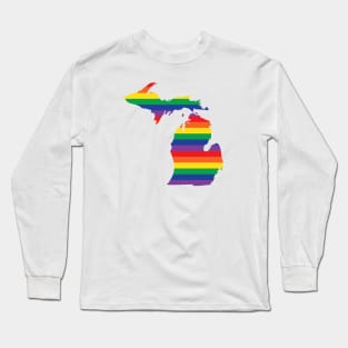 Michigan Pride Long Sleeve T-Shirt